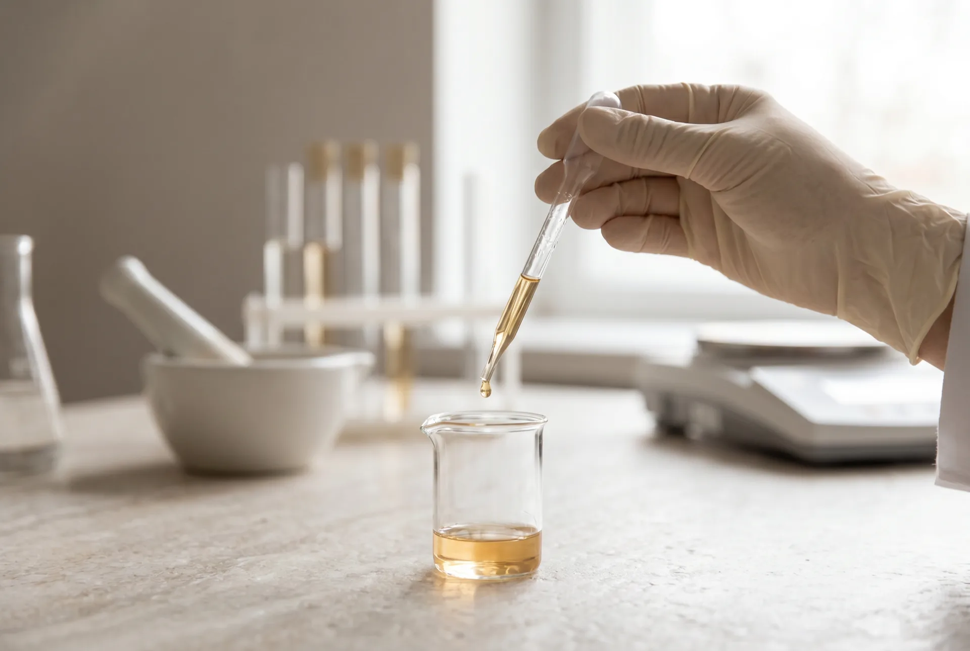 Formulação em laboratório